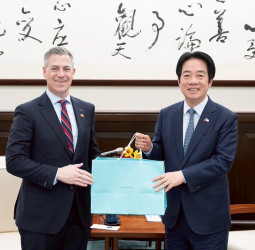 賴清德總統接見美國參議員訪團　強調以實力確保和平　深化臺美安全與經貿合作