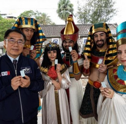 臺南奇美博物館《埃及之王：法老》展覽吸引逾15萬人次參觀　清明連假推出限定Q版法老貼紙活動帶動觀光