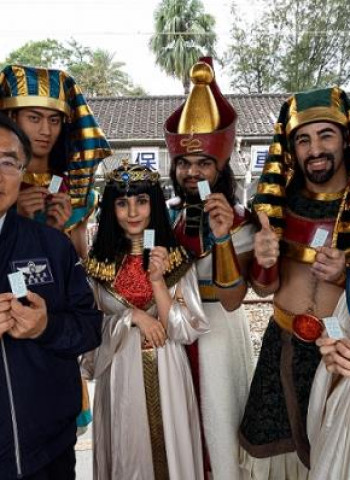 臺南奇美博物館《埃及之王：法老》展覽吸引逾15萬人次參觀　清明連假推出限定Q版法老貼紙活動帶動觀光