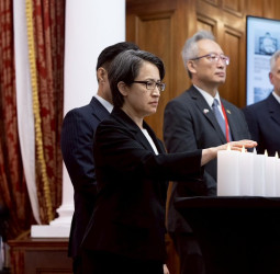 蕭美琴副總統出席臺北國際大屠殺紀念日活動　強調守護民主與人權以和平價值彌合全球分歧