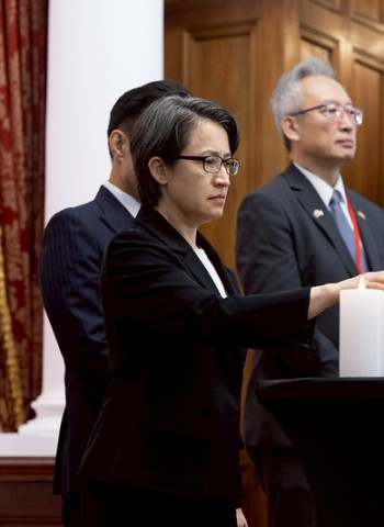 蕭美琴副總統出席臺北國際大屠殺紀念日活動　強調守護民主與人權以和平價值彌合全球分歧