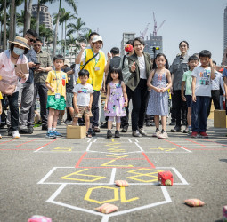 蕭美琴副總統出席總統府假日開放參觀活動　與民互動體驗童趣與文化魅力