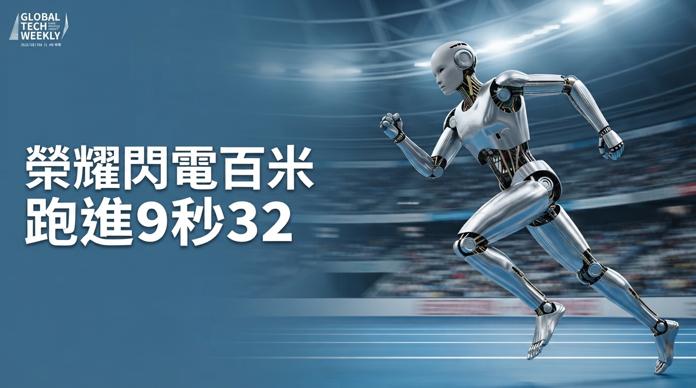 榮耀人形機器人「閃電」北京百米跑9.32秒　超越波特9.58秒世界紀錄、具身AI競賽升溫