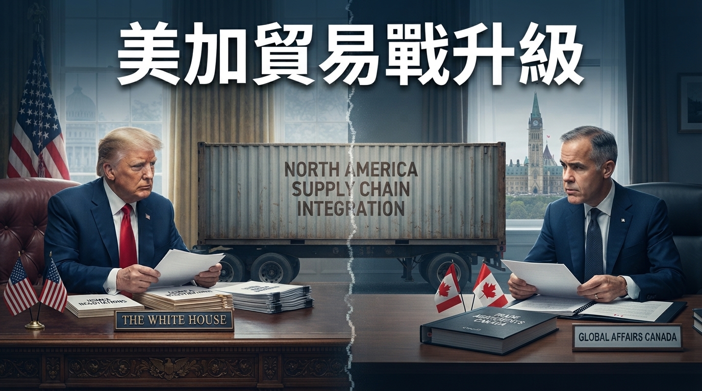 美加貿易談判破局！川普對加拿大商品加徵50%關稅　卡尼宣布等額報復