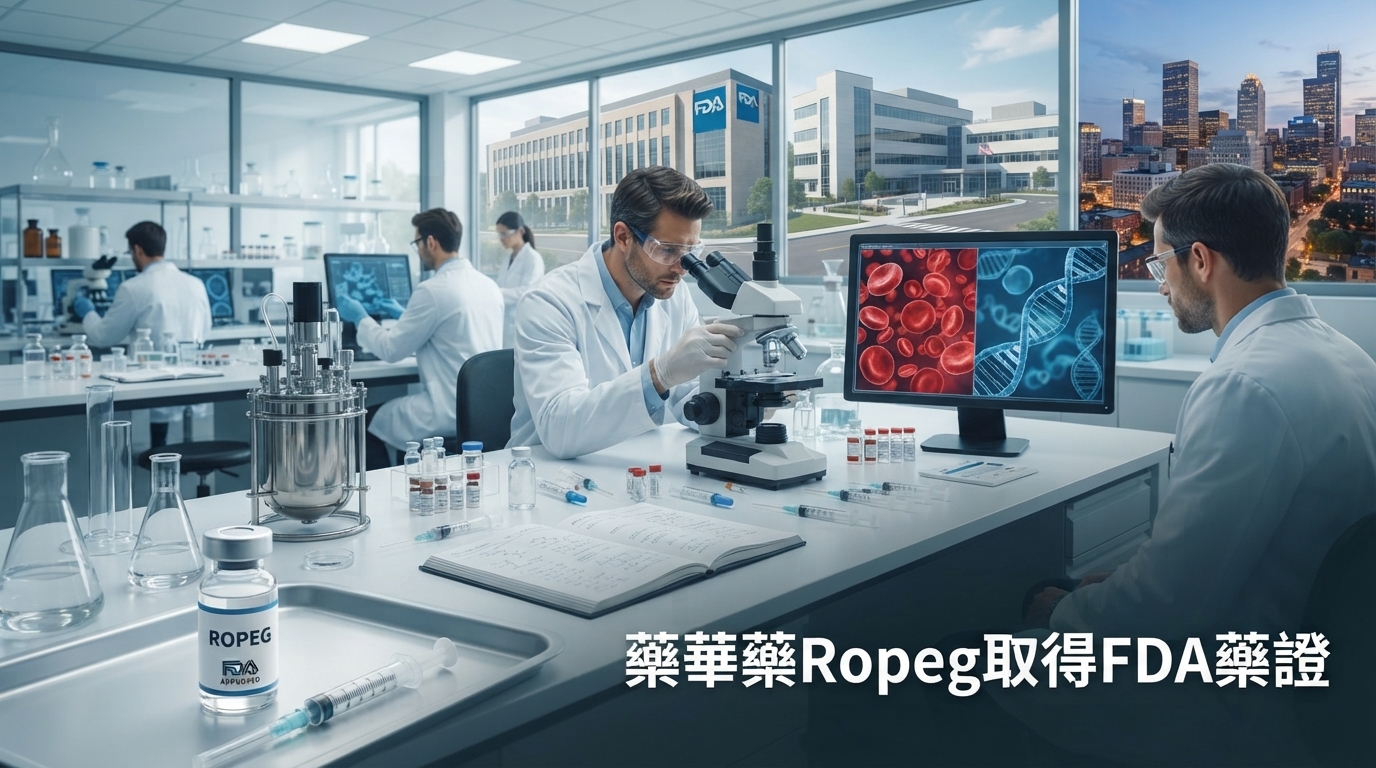 藥華藥Ropeg獲美FDA核准治療ET　進軍17萬患者市場，美國MPN布局再擴大