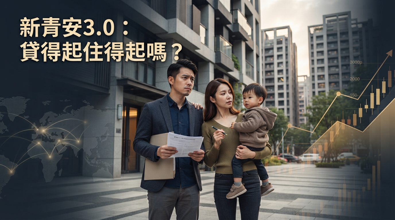 新青安3.0最高貸1500萬元！婚育優惠能降居住負擔嗎？解析英澳加愛政策經驗