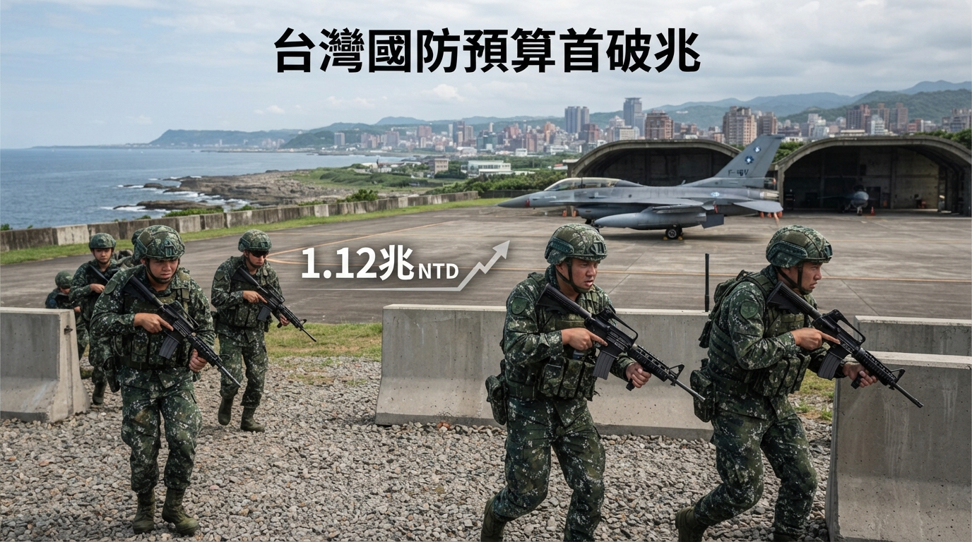 台灣國防預算首破1.12兆元、占GDP逾3%　賴清德拚2030年5%面臨立院審查與國際考驗