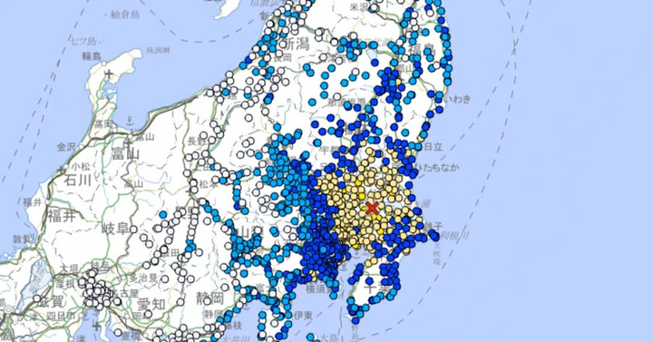 日本茨城南部5.9地震震度5弱　首都圈45人受傷、長周期地震動達2級