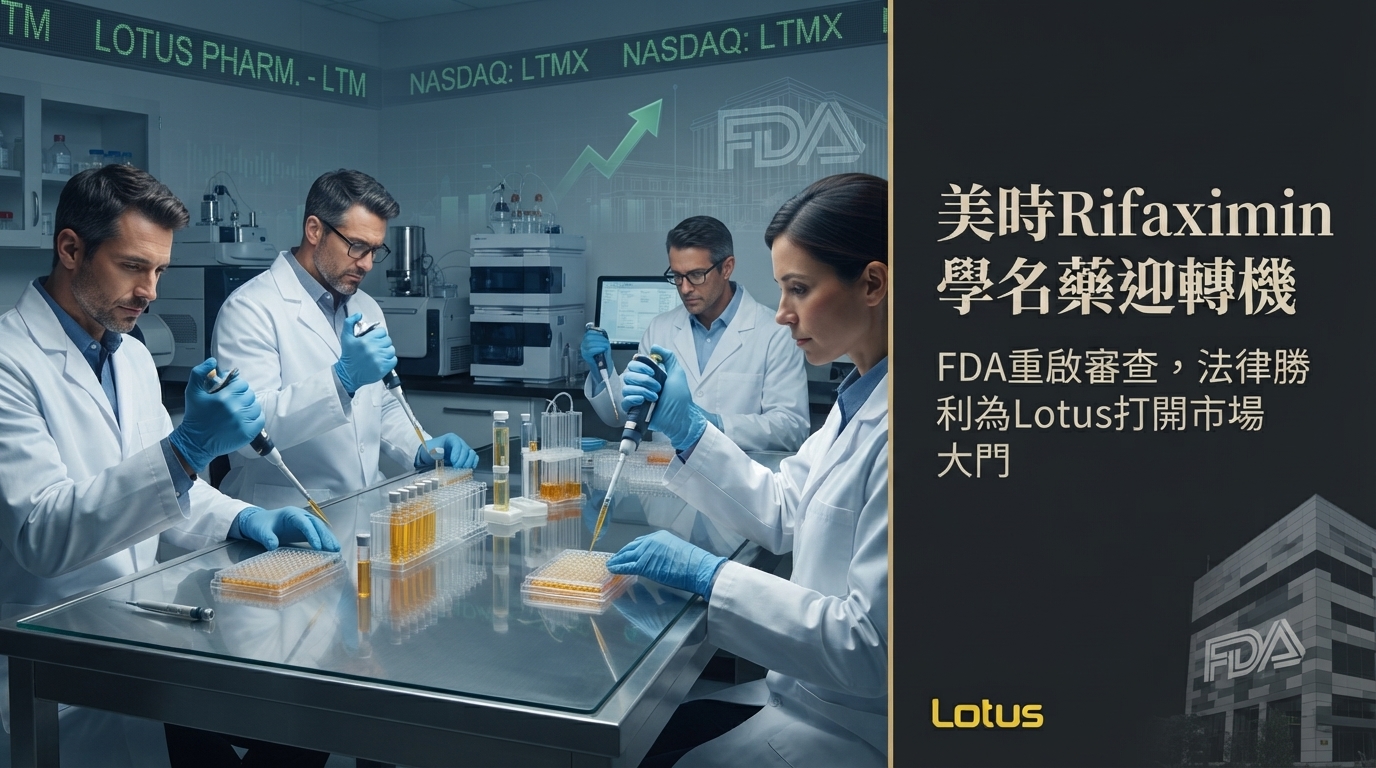 美時Rifaximin學名藥獲美國上訴法院支持　FDA重審22億美元Xifaxan市場