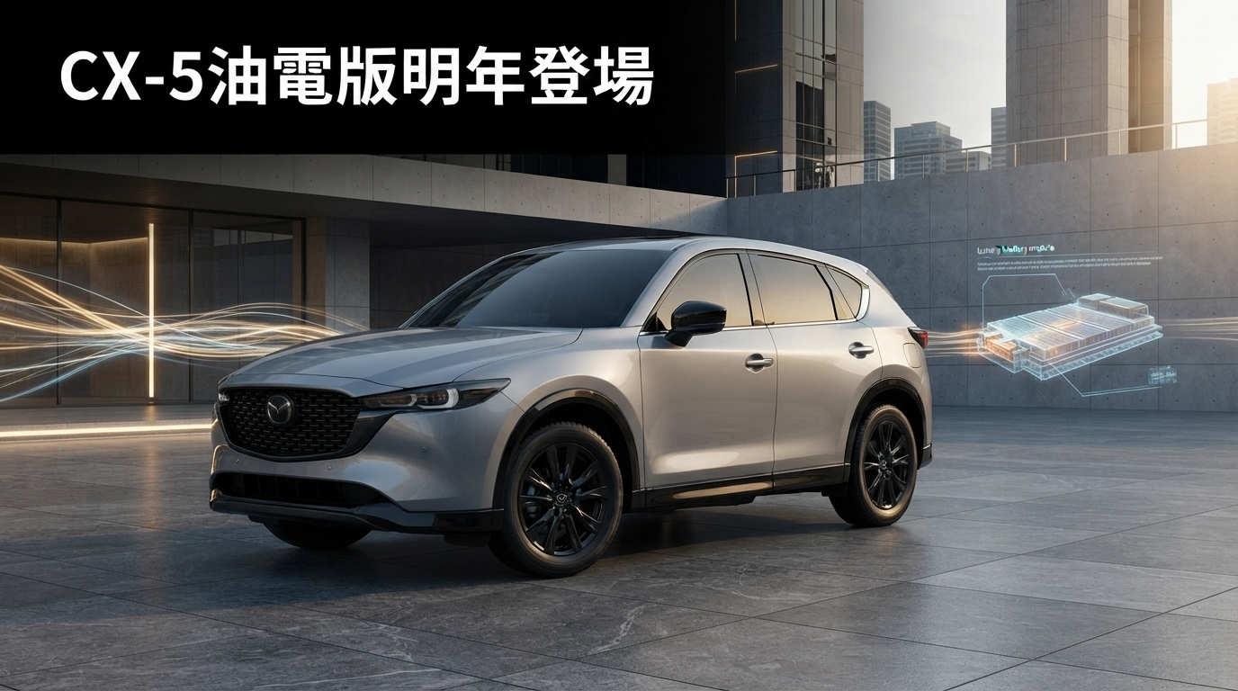 Mazda CX-5油電版明年登場！Skyactiv-Z新引擎搭Hybrid　性能、油耗一次升級