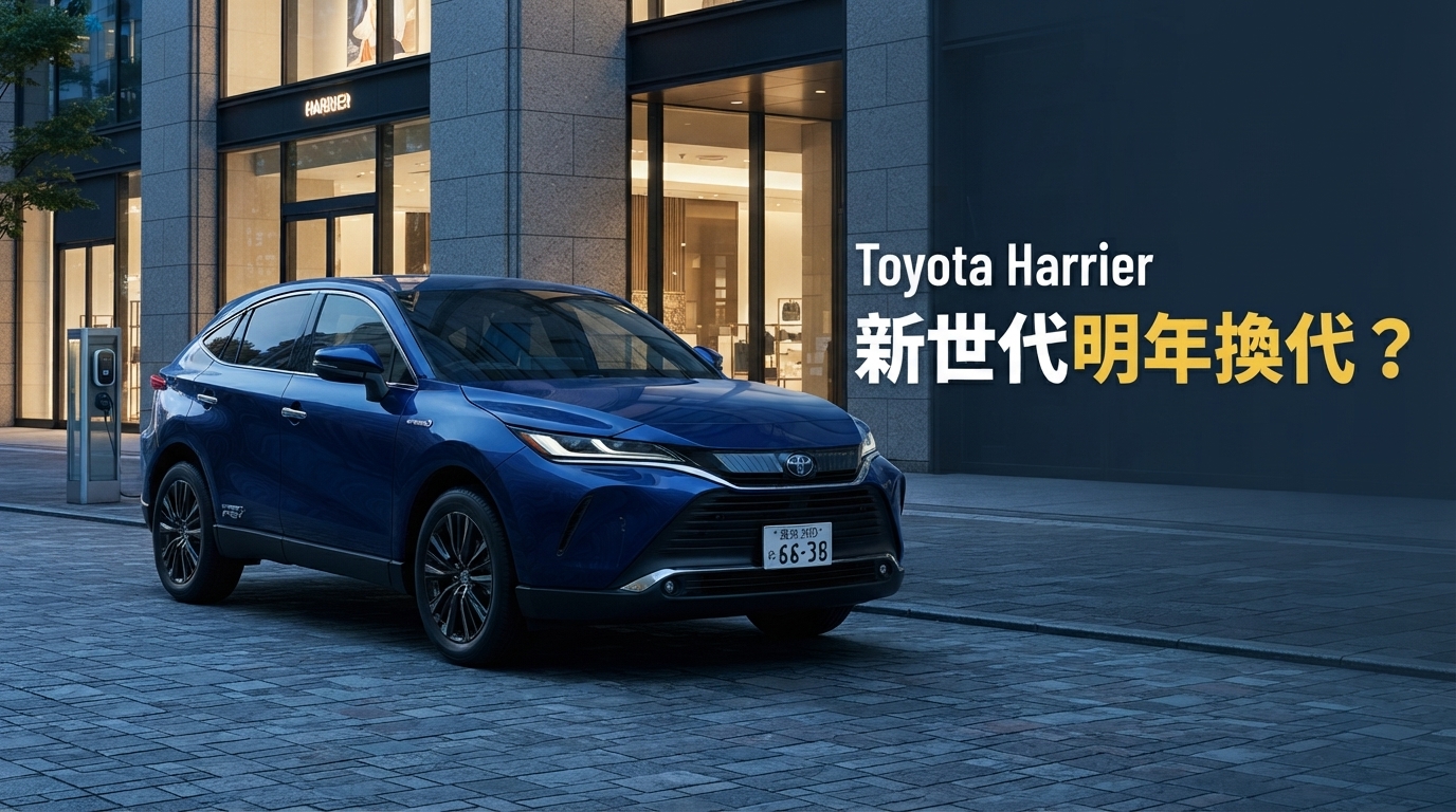 Toyota Harrier大改款倒數？從「高級RAV4」轉向跑旅化，新世代產品戰略一次解析