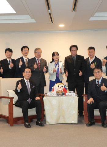 山口縣議會島田教明會長拜會臺南市長黃偉哲　深化觀光與體育多元交流