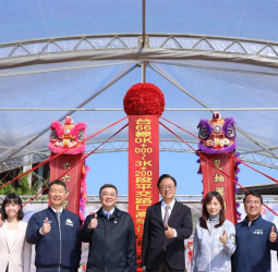 行政院長卓榮泰主持台66線高架化改善工程動土　打造現代化快速道路串聯桃園「三橫三縱」路網