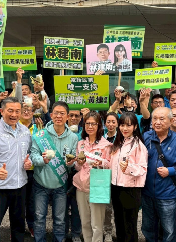 深耕不曾離開　林建南完成初選登記　宣示再戰中西區、北區市議員