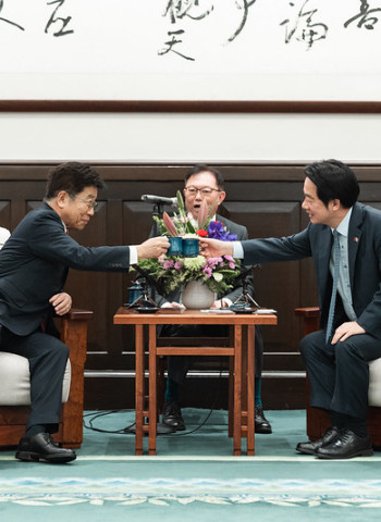 賴清德總統接見日本前內閣官房長官加藤勝信眾議員乙行　期盼擴大科技經貿合作與深化臺日情誼