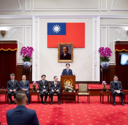 賴清德總統接見國際傑出發明家獎得獎人　肯定臺灣創新實力　盼以發明點亮臺灣、照亮世界