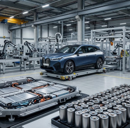 BMW iX5電池在美國生產！BMW啟用南卡羅來納州新電池廠，144kWh電池續航435英里