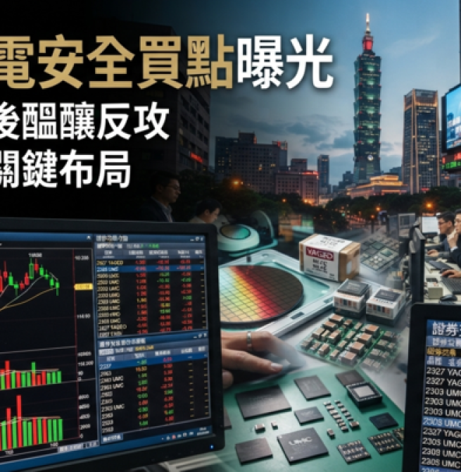 台股跌深反彈布局策略解析｜國巨、聯電修正後是否迎買點？市場聚焦下半年電子股行情