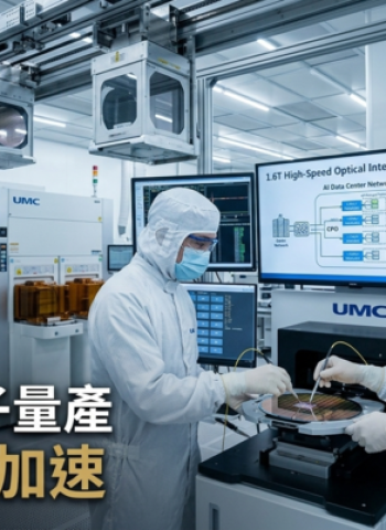 聯電新加坡完成首批1.6T矽光子晶圓量產　攜手SILITH布局AI光互連市場