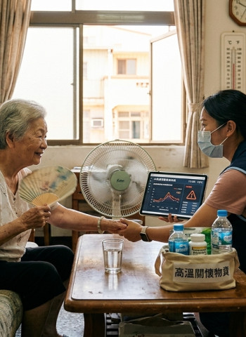 臺南攜手南山人壽推全台首張高溫微型保險　近3.2萬弱勢民眾受惠
