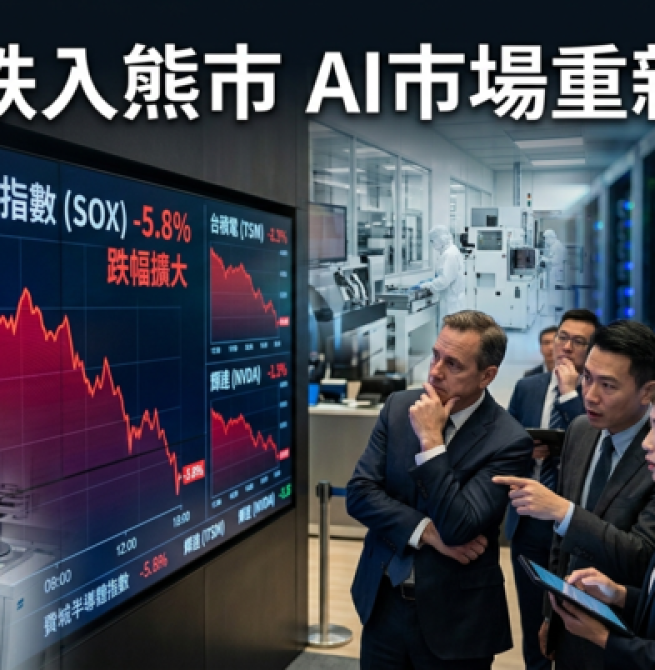 費城半導體指數跌入熊市｜美股晶片股回檔20.2% AI投資熱潮與產業前景再受市場檢視