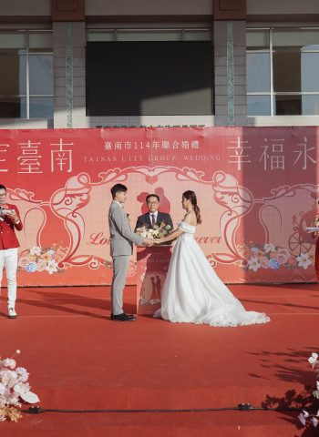 台南市115年聯合婚禮登場　50對新人將搭船共度百年運河浪漫婚禮