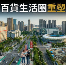 臺中百貨生活圈版圖重塑住宅價值　七期與十四期雙核心發展帶動高端置產新趨勢