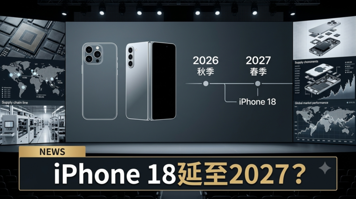 蘋果iPhone 18上市策略大轉彎！美國發表時程傳延至2027年　高階機種與摺疊iPhone成布局核心
