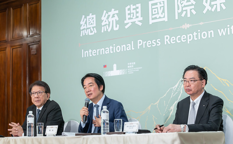 賴清德總統臺北賓館與國際媒體茶敘　盼世界更了解民主、自由、堅定、繁榮的民主臺灣