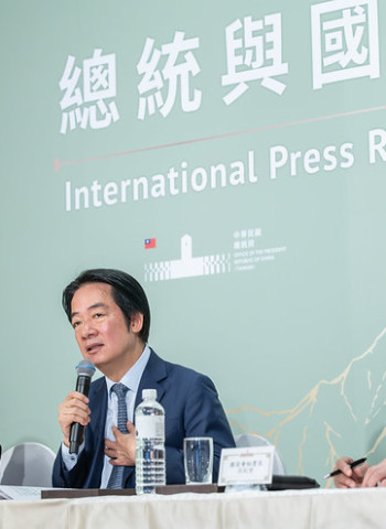 賴清德總統臺北賓館與國際媒體茶敘　盼世界更了解民主、自由、堅定、繁榮的民主臺灣