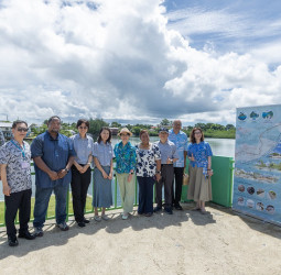 蕭美琴副總統視察帛琉Malakal島開發計畫與水產中心　強調臺灣是世界良善力量、攜手友邦共榮發展