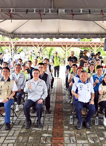 行政院長卓榮泰視察南投外轆排水治理工程　拚118年4月前完工強化防洪安全與地方治水韌性