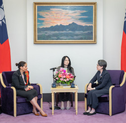 蕭美琴副總統接見法國國民議會訪團　深化臺法科技與文化合作　攜手打造可信任夥伴關係