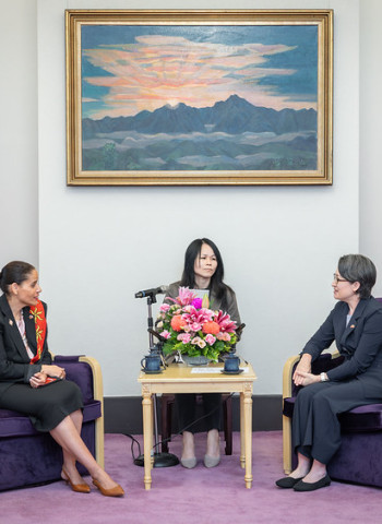 蕭美琴副總統接見法國國民議會訪團　深化臺法科技與文化合作　攜手打造可信任夥伴關係