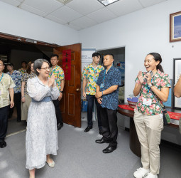 蕭美琴副總統視察駐帛琉大使館　慰勉館團同仁辛勞並圓滿完成帛榮專案訪問