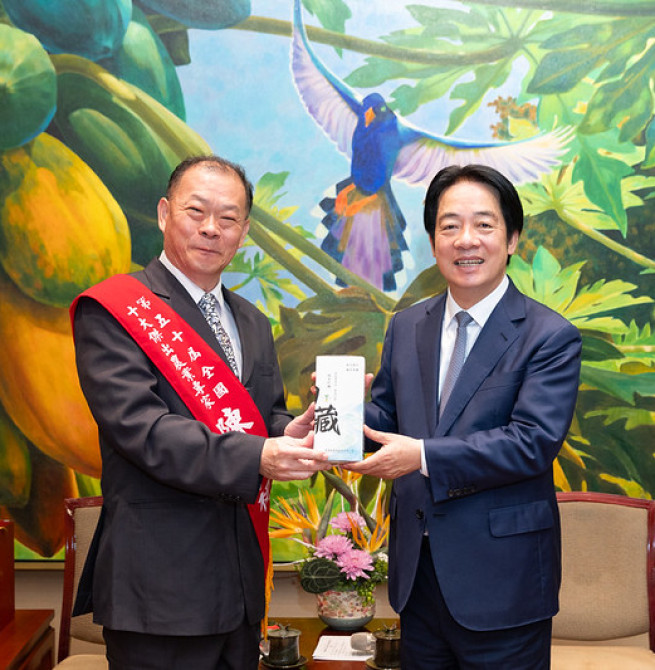 賴清德總統接見國際同濟會主辦的全國十大傑出農業專家　推動臺灣農業布局全球拓展國際市場