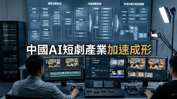 中國AI短劇產業加速成形：影像生成技術推動短劇製作革命與流量重組趨勢