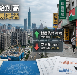 114年建物所有權第一次登記17.7萬棟續創10年高　買賣26.1萬棟近9年最低、房市交易降溫