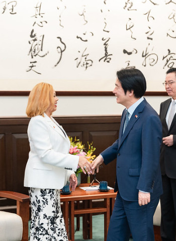 賴清德總統接見美國聯邦眾議院訪團　聚焦臺美科技合作與雙重課稅法案推動