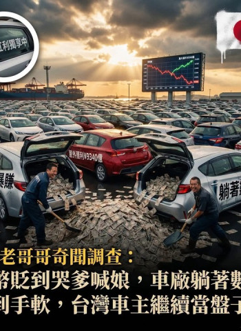 日圓貶值觸發日本車廠「匯差紅利」：Toyota、Honda、Nissan合計暴賺1860億　臺灣進口車價為何仍未下修？