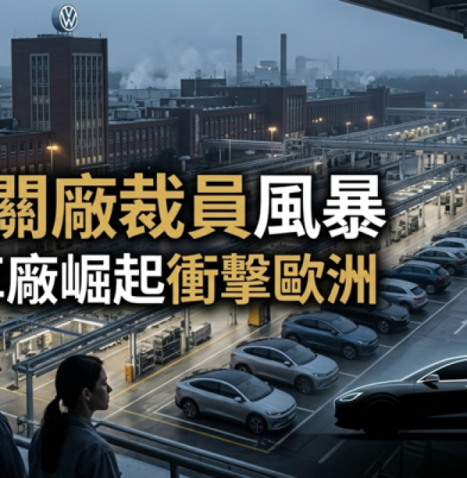 福斯集團德國擬關閉4座工廠裁員10萬人　中國車廠崛起衝擊歐洲汽車產業版圖
