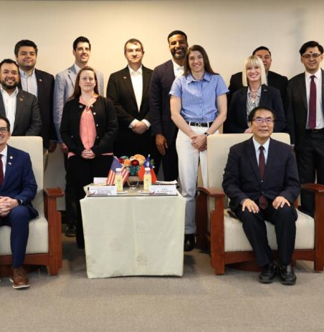 美國各州政界青年領袖訪問臺南　臺南市長黃偉哲分享地方治理與科技轉型經驗