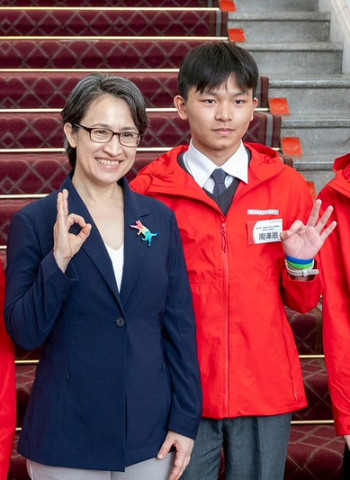 蕭美琴副總統接見第26屆台新青少年志工菁英獎得主　肯定創意與行動力展現臺灣良善力量