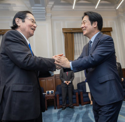 賴清德總統接見日本台灣親善協會衛藤征士郎會長　深化臺日交流合作共推區域經濟繁榮