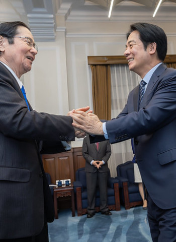 賴清德總統接見日本台灣親善協會衛藤征士郎會長　深化臺日交流合作共推區域經濟繁榮