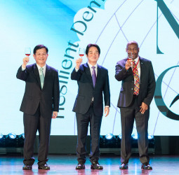 賴清德總統出席外交部春宴強調 臺灣將攜手民主友盟國家捍衛區域和平穩定 引領世界進步繁榮