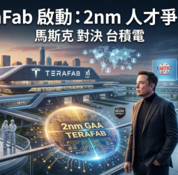 馬斯克啟動TeraFab晶圓廠計畫　全球搶挖半導體人才直攻2奈米製程對決台積電與三星