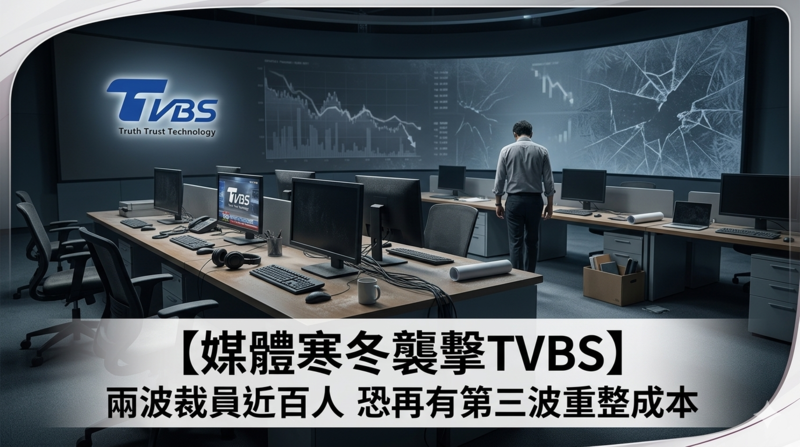 媒體寒冬來襲　TVBS傳兩波裁員近百人恐再有第三波　數位轉型壓力下重整成本結構
