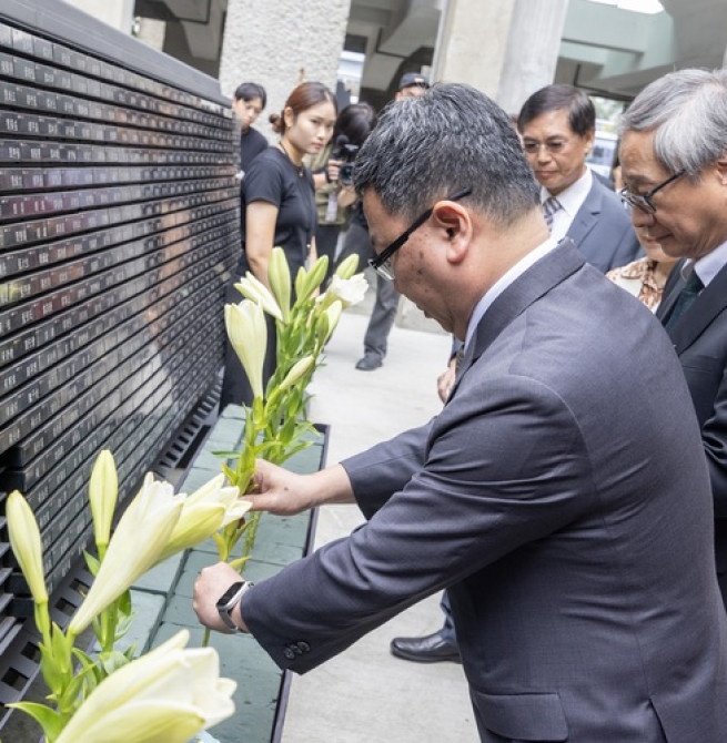 出席「519白色恐怖記憶日」典禮　林明昕政委：銘記歷史傷痛　感謝前輩守護民主火種
