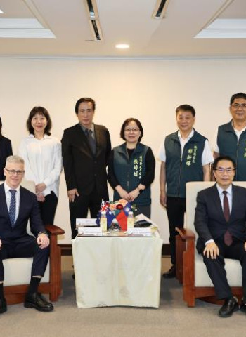 澳洲駐台代表馮國斌拜會臺南市長黃偉哲　聚焦深化多元領域合作交流布局
